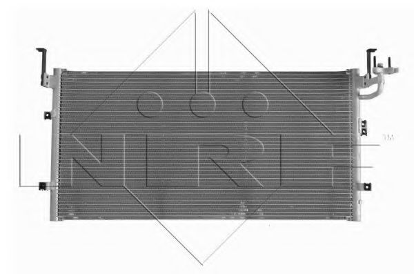 NRF 350004 Радиатор кондиционера NRF 