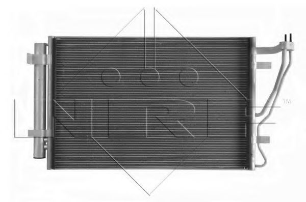 NRF 350011 Радиатор кондиционера NRF 