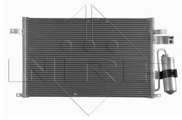 NRF 350017 Радиатор кондиционера NRF 