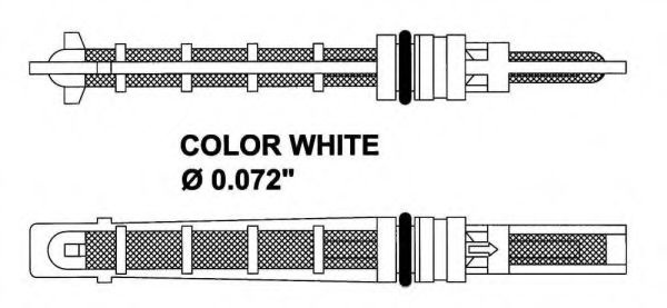 NRF 38211 Пневматический клапан кондиционера для VOLVO 940 Break (945)