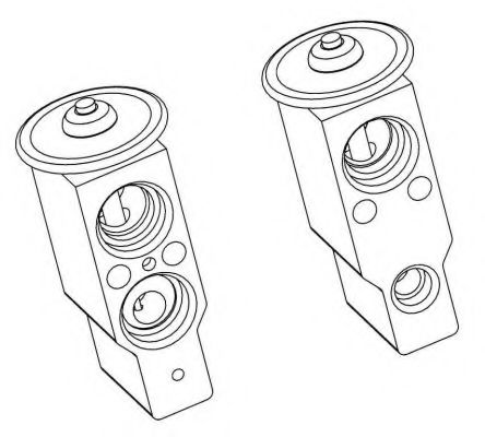 NRF 38360 Расширительный клапан кондиционера для FIAT BRAVO