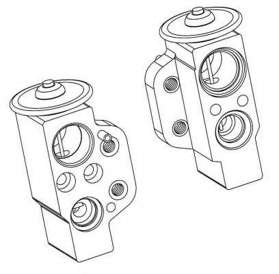 NRF 38368 Пневматический клапан кондиционера для AUDI