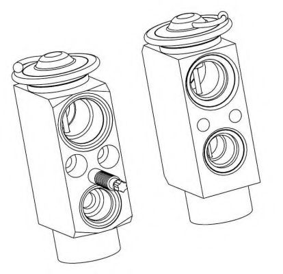 NRF 38405 Пневматический клапан кондиционера для BMW