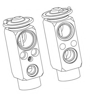 NRF 38459 Расширительный клапан кондиционера для MAN