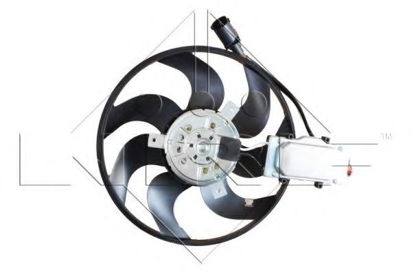 NRF 47589 Вентилятор системы охлаждения двигателя для PORSCHE