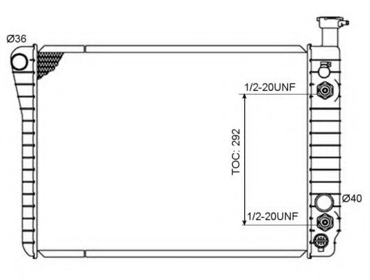 NRF 50358 Крышка радиатора NRF для CHEVROLET