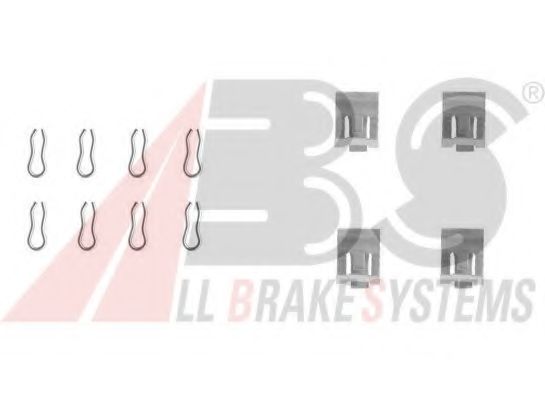 A.B.S. 1055Q Скобы тормозных колодок для FIAT PANDA