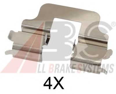 A.B.S. 1712Q Скобы тормозных колодок для FORD S-MAX