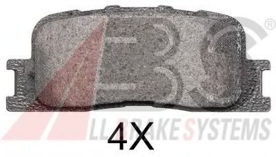 A.B.S. 37355OE Тормозные колодки A. B. S. для LEXUS