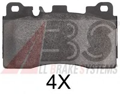 A.B.S. 37867 Тормозные колодки для MERCEDES-BENZ SLS AMG
