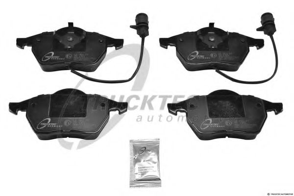 TRUCKTEC AUTOMOTIVE 0735109 Комплект тормозных колодок, дисковый тормоз 