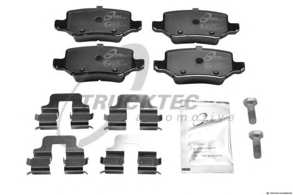 TRUCKTEC AUTOMOTIVE 0235147 Комплект тормозных колодок, дисковый тормоз 