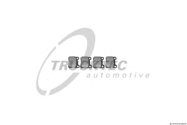 TRUCKTEC AUTOMOTIVE 0235143 Тормозные колодки TRUCKTEC AUTOMOTIVE для MERCEDES-BENZ
