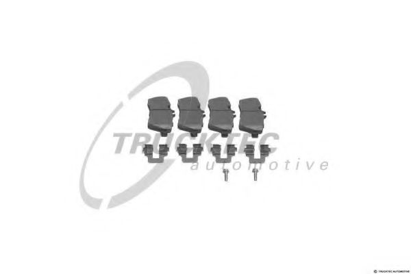 TRUCKTEC AUTOMOTIVE 0235148 Тормозные колодки TRUCKTEC AUTOMOTIVE для MERCEDES-BENZ