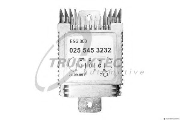 TRUCKTEC AUTOMOTIVE 0258383 Реле, продольный наклон шкворня вентилятора  TRUCKTEC AUTOMOTIVE 0258383 Реле, продольный наклон шкворня вентилятора