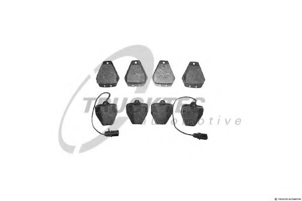 TRUCKTEC AUTOMOTIVE 0735246 Комплект тормозных колодок, дисковый тормоз  TRUCKTEC AUTOMOTIVE 0735246 Комплект тормозных колодок, дисковый тормоз