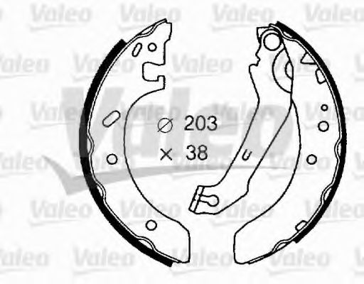 VALEO 562633 Тормозные колодоки VALEO 562633 Тормозные колодоки