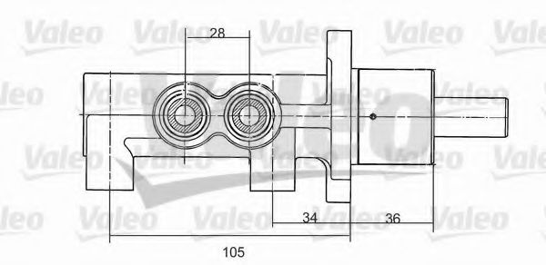 VALEO 350867 Ремкомплект тормозного цилиндра VALEO для FORD