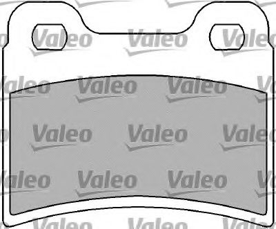VALEO 598692 Тормозные колодки VALEO для KIA