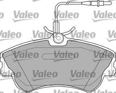 VALEO 540803 Комплект тормозных колодок, дисковый тормоз 