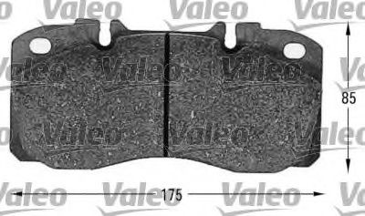 VALEO 541622 Тормозные колодки VALEO для IVECO