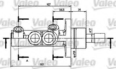 VALEO 402250 Ремкомплект тормозного цилиндра VALEO для FORD