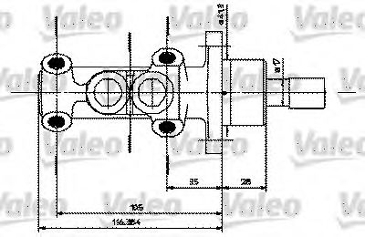 VALEO 402251 Ремкомплект тормозного цилиндра VALEO для FORD