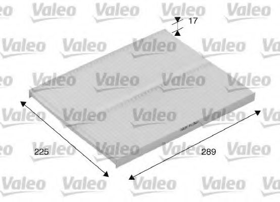 VALEO 698167 Фильтр салона VALEO для OPEL