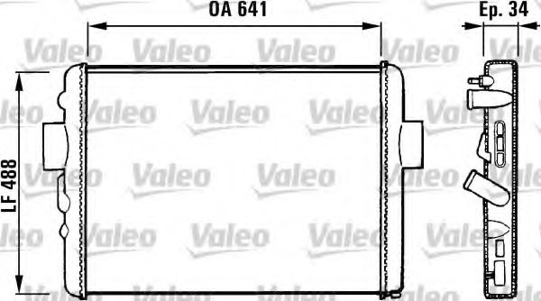 VALEO 731572 Радиатор охлаждения двигателя VALEO для IVECO