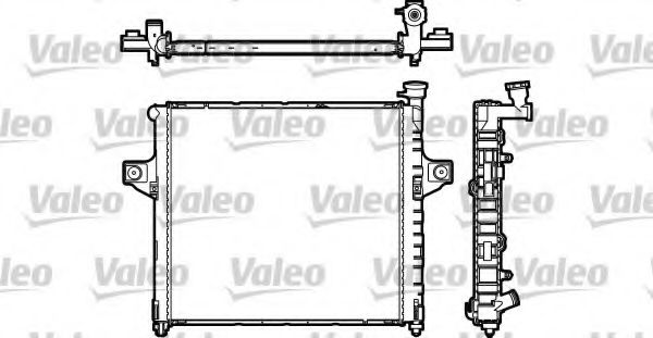 VALEO 732309 Радиатор охлаждения двигателя VALEO для JEEP