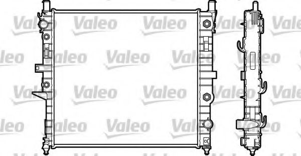 VALEO 732315 Радиатор охлаждения двигателя VALEO для MERCEDES-BENZ