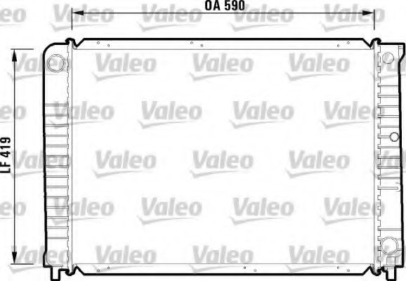 VALEO 732366 Радиатор охлаждения двигателя VALEO для VOLVO
