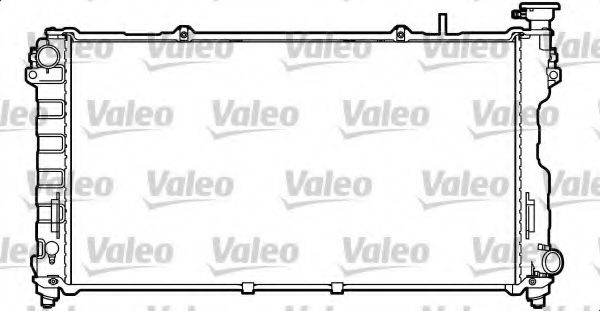 VALEO 732756 Радиатор охлаждения двигателя VALEO для CHRYSLER GRAND VOYAGER
