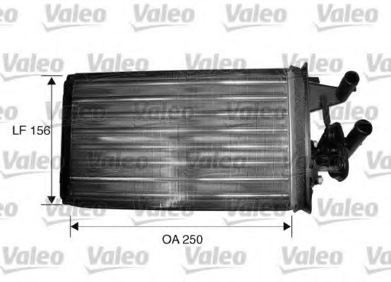 VALEO 812156 Радиатор печки VALEO для FIAT TEMPRA