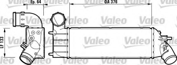 VALEO 817650 Интеркулер VALEO для LANCIA