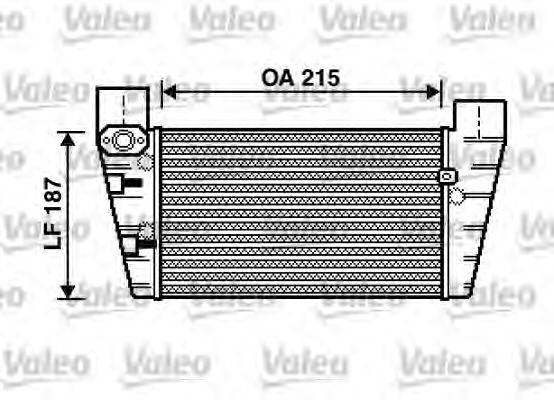 VALEO 817867 Интеркулер для SEAT EXEO