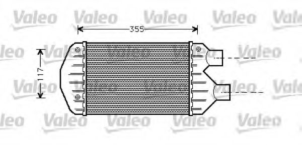 VALEO 817881 Интеркулер для FIAT MULTIPLA