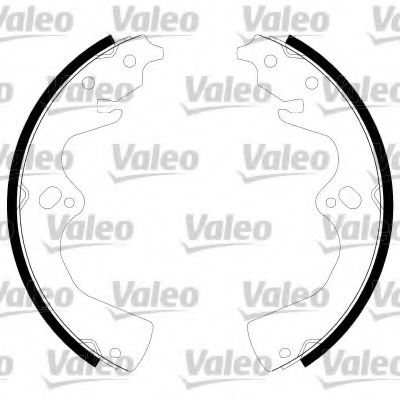 VALEO 564026 Ремкомплект барабанных колодок VALEO для KIA