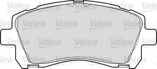 VALEO 598530 Тормозные колодки VALEO для SUBARU