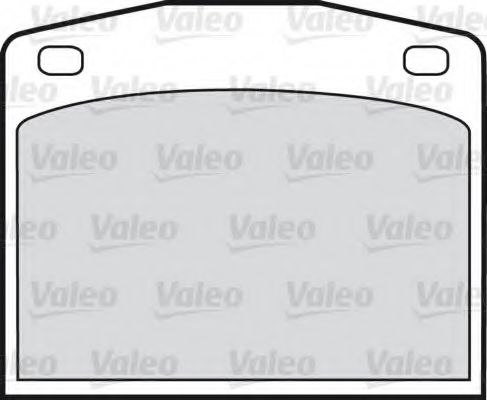 VALEO 551629 Комплект тормозных колодок, дисковый тормоз VALEO 551629 Комплект тормозных колодок, дисковый тормоз