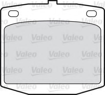 VALEO 551641 Комплект тормозных колодок, дисковый тормоз VALEO 551641 Комплект тормозных колодок, дисковый тормоз