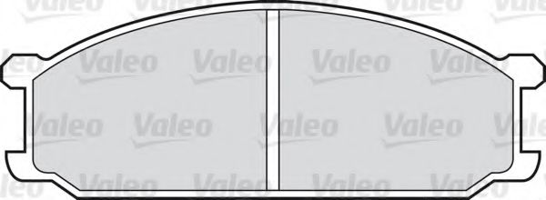 VALEO 551661 Комплект тормозных колодок, дисковый тормоз VALEO 551661 Комплект тормозных колодок, дисковый тормоз