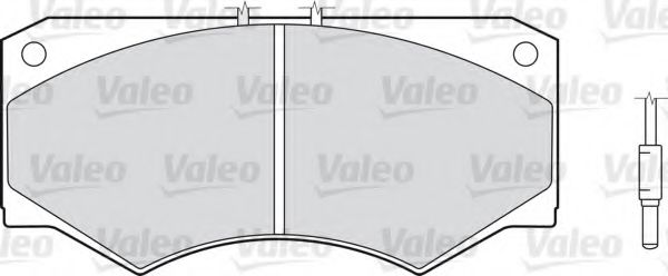 VALEO 598139 Тормозные колодки VALEO для IVECO