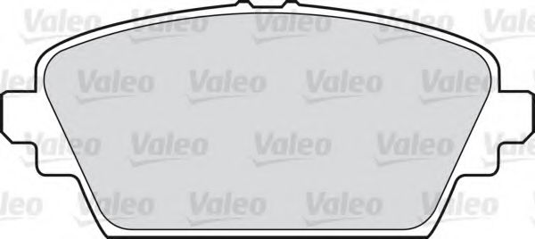 VALEO 598451 Тормозные колодки VALEO для NISSAN