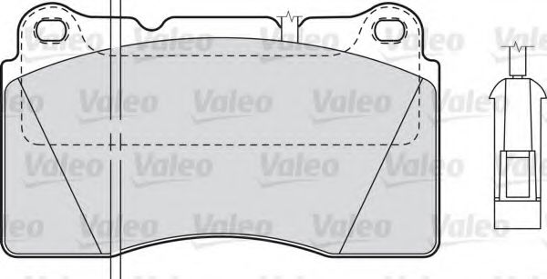 VALEO 598309 Тормозные колодки VALEO 