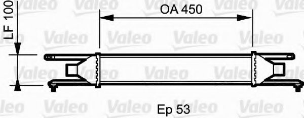 VALEO 818823 Интеркулер VALEO для FIAT