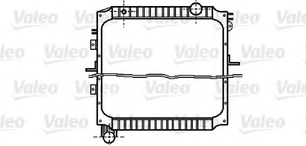 VALEO 733407 Радиатор охлаждения двигателя VALEO для IVECO