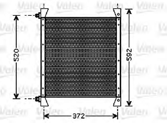 VALEO 818039 Радиатор кондиционера для VOLVO FS