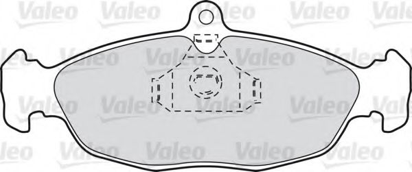 VALEO 598039 Тормозные колодки VALEO для OPEL