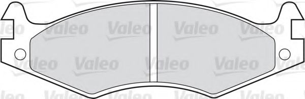 VALEO 598595 Тормозные колодки VALEO для CHEVROLET